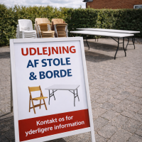 Udlejning af stole og borde